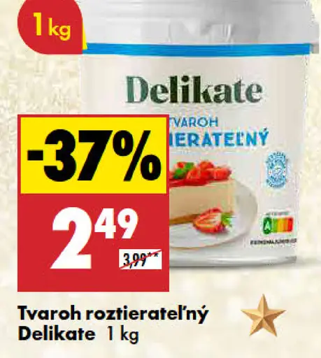 Delikate Tvaroh roztierateľný
