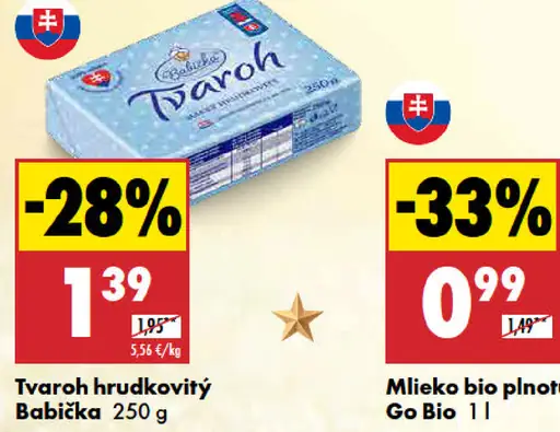 Babička hrudkovitý tvaroh