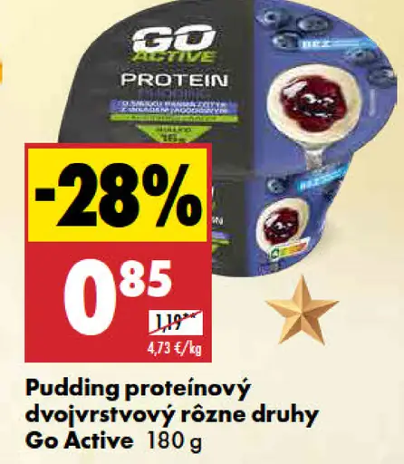 Go Active Pudding proteínový