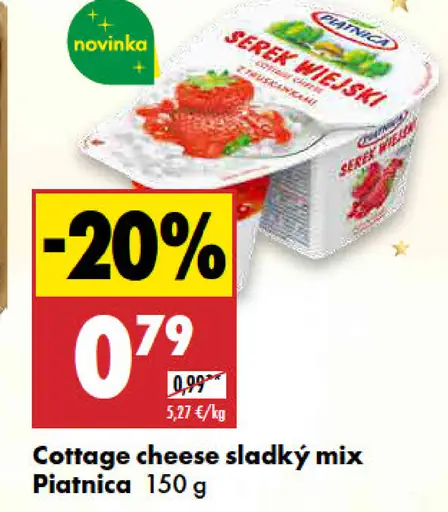 Piatnica Cottage cheese sladký mix