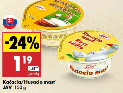 JAV Kačacia/Husacia masť