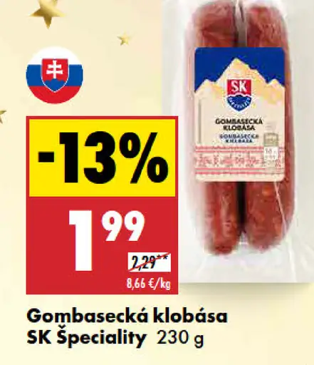 Gombasecká klobása SK špeciality