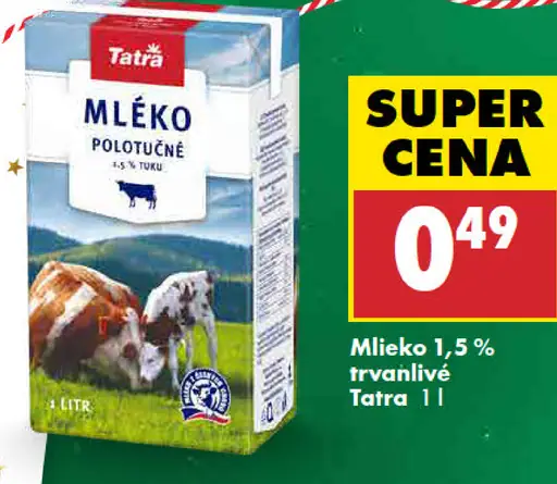 Tatra Mlieko polotučné