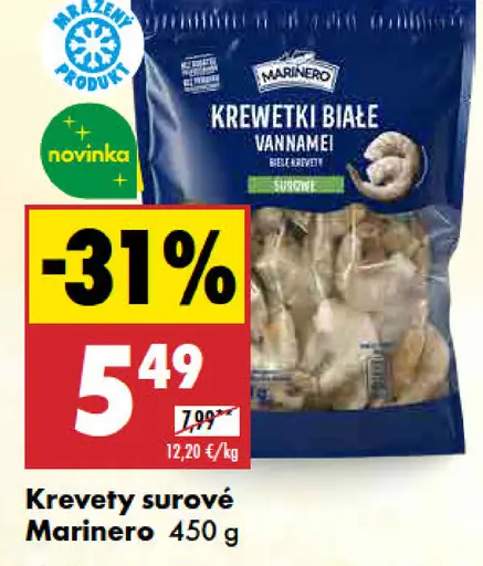 Marinero Krewety surové