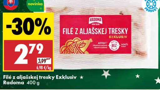 Radoma Filé z aljašskej tresky
