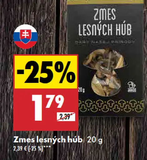 Zmes lesných húb