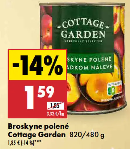 Cottage Garden Broskyne polené