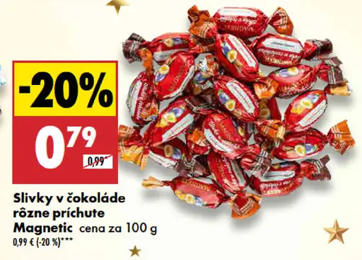Magnetic Slivka v čokoláde