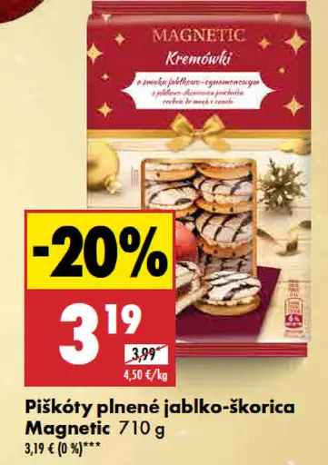 Magnetic Piškóty plnené jablko-škorica