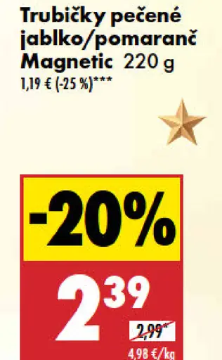 Magnetic Trubičky pečené jablko/pomaranč