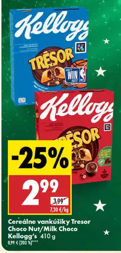 Kellogg's Tresor Milk Choco/Choco Nut