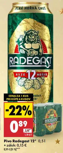 Radegast plechovka