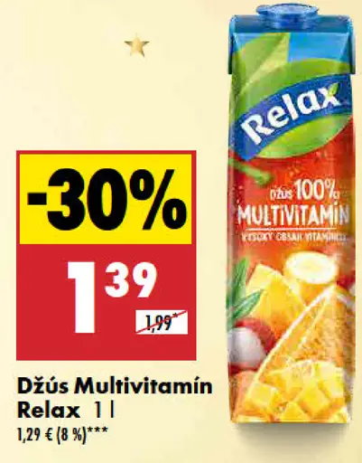 Relax Džús multivitamín