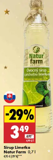 Natur Farm Sirup Limetka