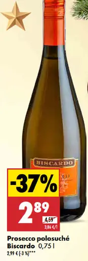Prosecco polosuché Biscardo