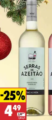Víno biele/ružové/červené Serras de Azeitão