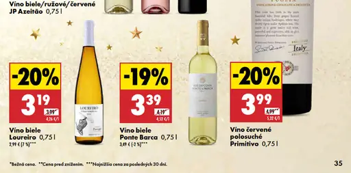 Víno biele Loureiro