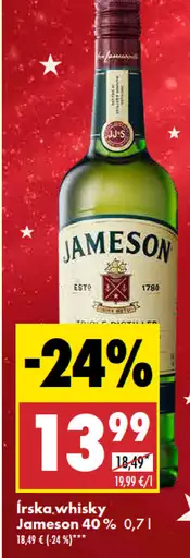 Jameson írská whisky