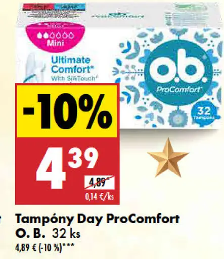 O.B. Tampóny Day ProComfort