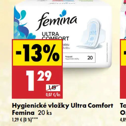 Femina Ultra Comfort Hygienické vložky