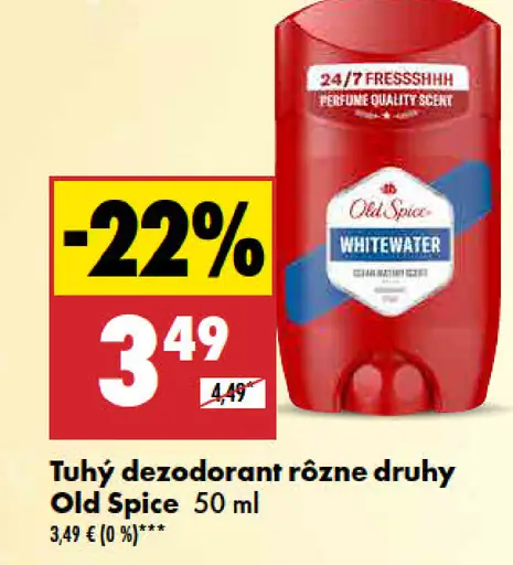 Old Spice tuhý dezodorant