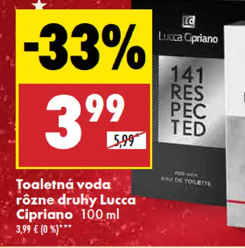 Lucca Cipriano Toaletná voda