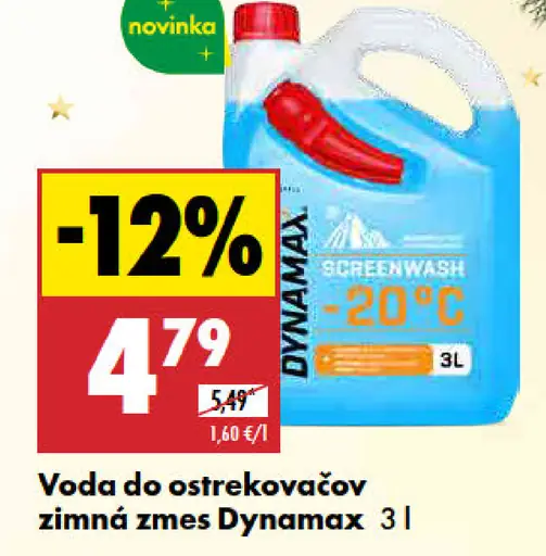 Dynamax Voda do ostrekovačov zimná zmes