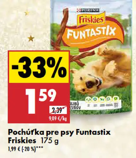 Friskies Pochúťka pre psy funtastix