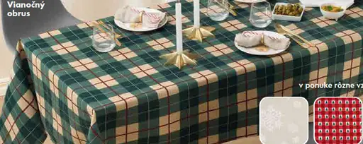 Smukee Vianočný obrus