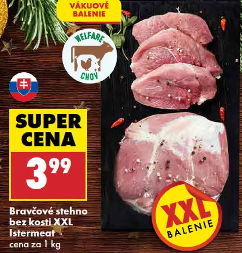 Bravčové stehno bez kosti XXL