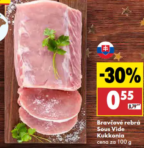Bravčové rebrá Sous Vide