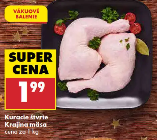 Krajina mäsa Kuracie zadné štvrte