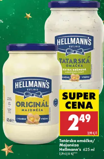 Hellmann's Tatárska omáčka/Majonéza