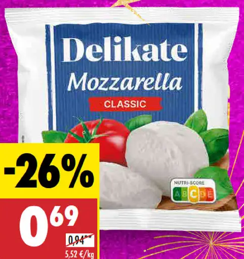Delikate Mozzarella