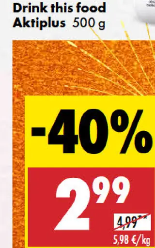 Aktiplus Drink this food