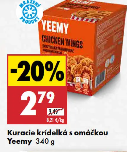 Kuracie krídelká s omáčkou