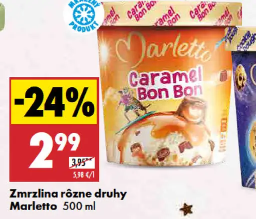 Zmrzlina rôzne druhy