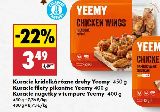 Yeemy Kuracie krídelká