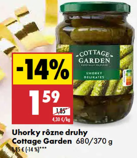 Cottage Garden Uhorky rôzne druhy