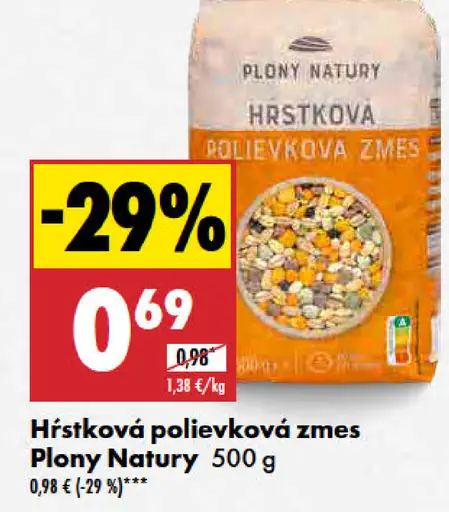 Plony Natury Hŕstková polievková zmes