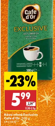 Cafe d’Or káva mletá Exclusive