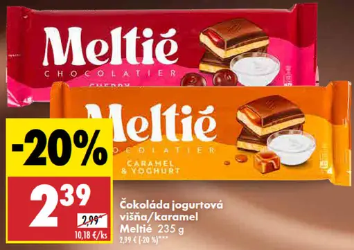 Meltie jogurtová višňa/karamel