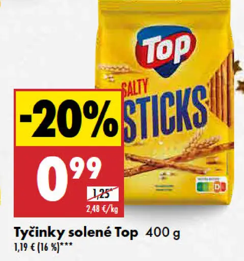 Top Tyčinky solené