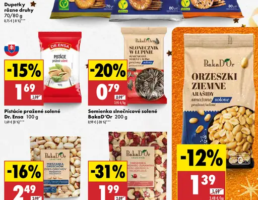 Dr. Ensa pistácie pražené solené