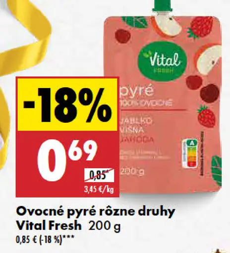 Vital Fresh Kapsička ovocná rôzne druhy