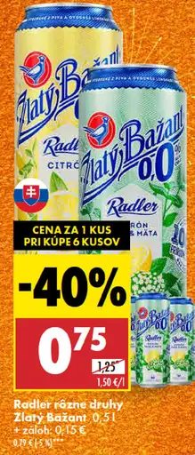 Zlatý Bažant radler