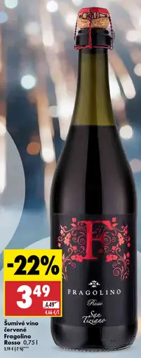 San Tiziano Šumivé víno červené Fragolino Rosso