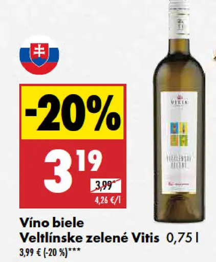 Veltlínske zelené Vitis