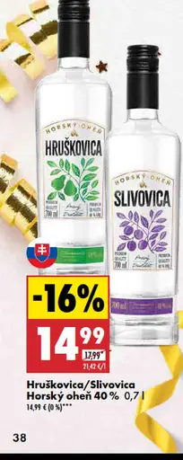 Slivovica / Hruškovica Horský oheň