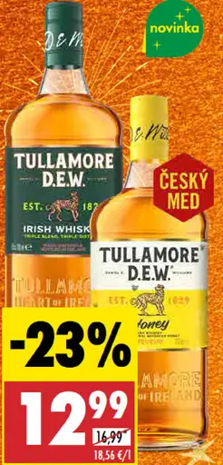 Tullamore Whiskey rôzne druhy
